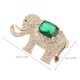 thumbnail image 2 of unbranded Elefante Dorado En Cobre Con De Zirconia Para Fiesta Y Trajes Elegantes, 2 of 6