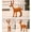 A, variant on Lunxisen 2 Pcs Deer Figurines Model Trees Kit, Plastic Woodland Animals Toys, Miniature Wild Forest Animal Figures