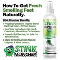 thumbnail image 6 of Stink Eater Muncher Natural Enzyme Shoe Deodorizer Spray, Foot Odor Eliminator & Freshener | Wipe Out the Cause Of Smells At Their Source, 6 of 6