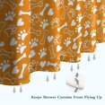 thumbnail image 6 of Yellow Puppy Dog Food Footprints Shower Curtain 72"x84" ,Bathroom Decorative Shower Curtains Set with 12 Hooks,Modern Waterproof Washable Shower Curtain, 6 of 6