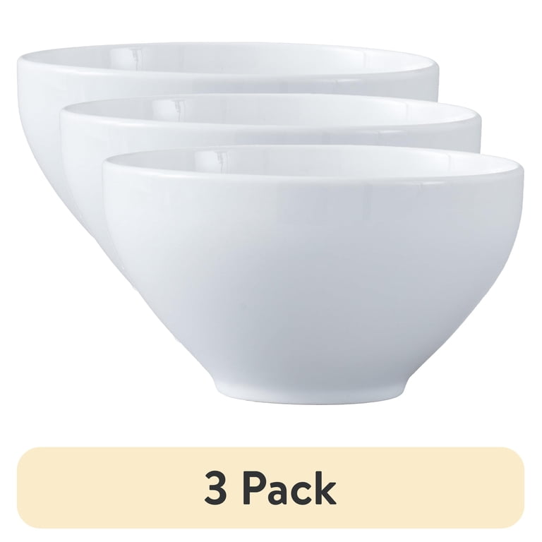 Better Homes & Gardens Vivian 8 oz Porcelain Cereal Bowl, White photo 1