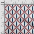 thumbnail image 1 of oneOone Cotton Flex Fabric Diamond Ikat Printed Fabric 1 Yard 40 Inch Wide, 1 of 4