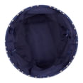 thumbnail image 2 of Polyester Bin Dots Gold-Nautical Blue Round Large 15x16x16, 2 of 3