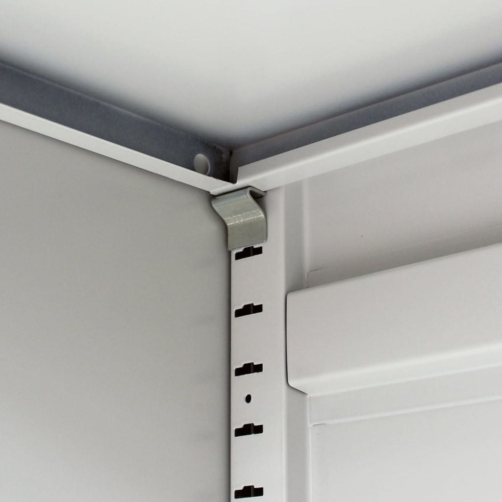 Metal Storage Cabinet, Locking Adjustable Storage Cabinet for Garage Office