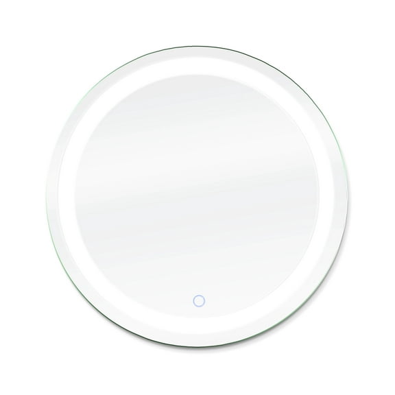 Dyconn Faucet Edison Round Tri-Color Wall Mounted Backlit LED Bathroom Vanity Mirror with Touch ON/OFF Dimmer & Anti-Fog Function (36" Diameter)