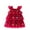 Red2, variant on Posijego Toddler Girls Christmas Dresses Little Girls Cute Sleeveless Layered Tulle Dresses Princess Party