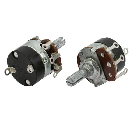 500k Audio Pot - Unique Bargains Guitar Pots Audio Tone 500K Ohm Potentiometer Switch Replacement 2pcs