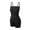 A Black, variant on Idoravan Womens Shapewear Bodysuit Tummy Control Shorts Women Solid Color Beautiful Back Abdomen and Hip Lifting Sling Conjoined Tight Shaping Jumpsuit