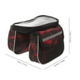 thumbnail image 4 of UPOUART Rectangular Bike Saddle Bag Waterproof Bike Supplies 1Pcs, 4 of 6