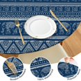 thumbnail image 4 of Colorful Floral Round Table Cover for 56 Inch Table, Boho Chic Elasticated Tablecloth for Indoor and Outdoor Entertaining, 4 of 7