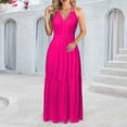 thumbnail image 1 of WILLBEST Robe Mini à Sequins pour Femmes Robes d'Été Sans Manches Robe Maxi Décontractée à Volants Robe Longue de Plage, 1 of 5