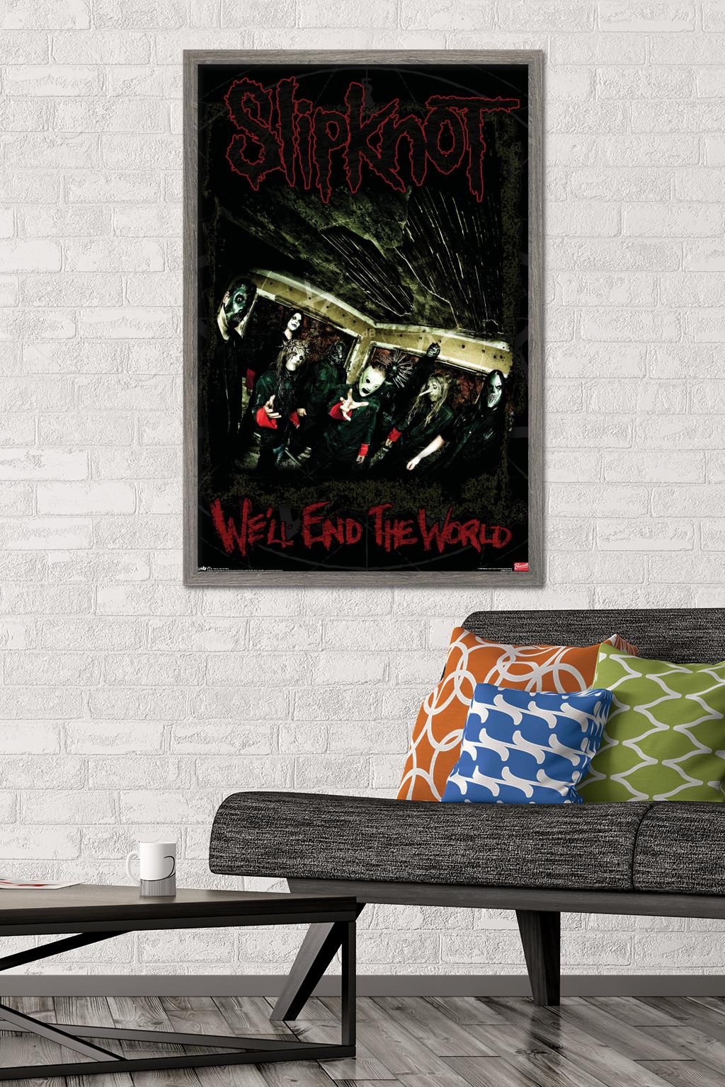 Slipknot - End The World Wall Poster, 22.375" x 34" Framed