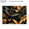 Bats Soft Polyester Floor Mat for a Cozy Home Decor Premium Rectangle