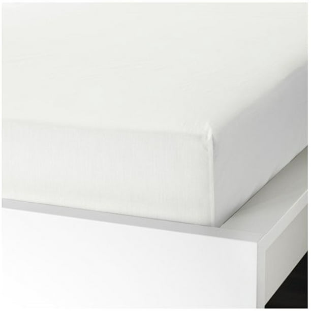 Ikea King Size Fitted Sheet White 828, Ikea King Size Bed Sheet