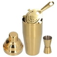 thumbnail image 2 of Cocktail Set, Convenient Stainless Steel Fashionable Durable Barware Tool Kit Cost Effective  For Bar For Party Golden Set, 2 of 8