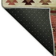 thumbnail image 3 of Addison Rugs Mayfield Washable Southwest Aztec Spice Rectangle Rug, 10' x 14', 3 of 5