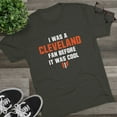 thumbnail image 2 of Cleveland Football T-Shirt - Fan before it was cool Brown Tri-Blend Tee, 2 of 2