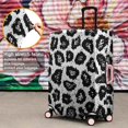 thumbnail image 4 of Black Leopard Pattern Luggage Cover Fashion Suitcase Cover Baggage Covers Fit 25-28 Inch Luggage (Go Travel), 4 of 5