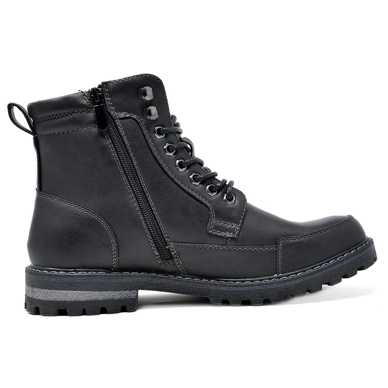 Bruno Marc Men Military Boots, Motorcycle Combat Ankle  display picture 1