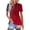 01-Red, variant on 250 Anniversary USA Shirt Women, 4th of July Polo V Neck Button Down Short Sleeve Collared Golf Shirts Casual Outfit