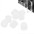 thumbnail image 4 of 500Pcs/Lot Plug Protective Cover Audio Lotus Head Lotus Block Plug Dust-Proof Cover Dust-Proof Cap, Transparent., 4 of 5