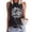 Black, variant on Women's Tennis Tanks Women Summer Casual Sleeveless Crew Neck Graphic Basic Black Shirts Knit Tank Top for Everyday Comfort and Easy Styling Navy M