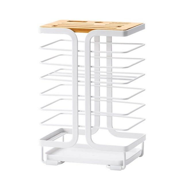 Knife Block Rack Drain Shelf Storage Stand Tray Tool Holder Kitchenware Multi-Specification Card Slot Kitchen Islands