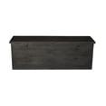thumbnail image 5 of Taran Designs Monte Floral Carved Solid Wood Storage Ottoman in Black, 5 of 6