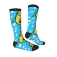 thumbnail image 3 of Easygdp Avocado with Glasses Soccer Socks Sport Knee High Socks Calf Compression Athletic Socks for Men and Women, 3 of 9