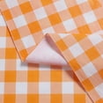 thumbnail image 4 of Mainstays Orange Plaid PEVA Tablecloth, Spring & Summer, 60"W x 102"L Rectangle, for Outdoor and Indoor, 4 of 6