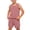 Pink, variant on PInxia Summer Unisex Clothes for Kids Round Neck Sleeveless Tank Tops Elastic Waisted Shorts Casual Vacation Outfits,Wine,1-2Years