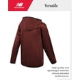 thumbnail image 4 of Sudadera New Balance Performance Fleece para niños de 8 a 12 años, color roble rico, 4 of 7