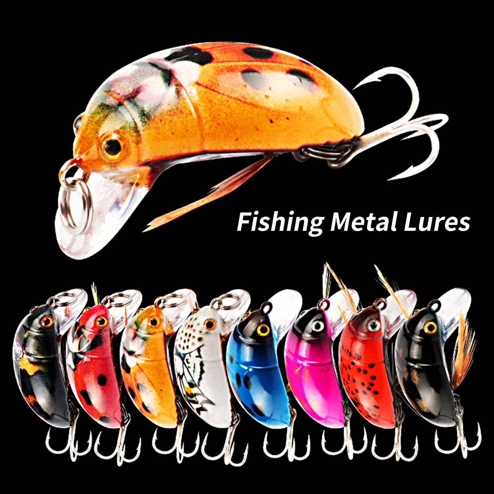 Lomubue 3.8cm/4.1g Floating Fishing Bait 3D Eyes Bright Color Anti  Corrosion Minnow Bait Fishing Accessory