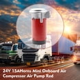 thumbnail image 2 of Air Compressor 24V Air Pump Air Horn Compressor Kit for Any Vehicle Trucks Lorries Trains Yachts, 2 of 7