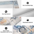 thumbnail image 6 of Crab Coastal Outdoor Rug for Patio/Deck/Porch, Non-Slip Large Area Rug 5 x 7 Ft, Summer Beach Coral Starfish Blue Grey Indoor Outdoor Rugs Washable Area Rugs, Reversible Camping Rug Carpet Runner, 6 of 8