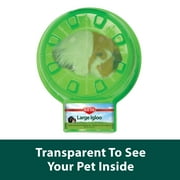 Kaytee Igloo Habitat Hideout for Pet Guinea Pigs, Ferrets, Dwarf Rabbits, Chinchillas, and Other Small Animals, Large, Plastic