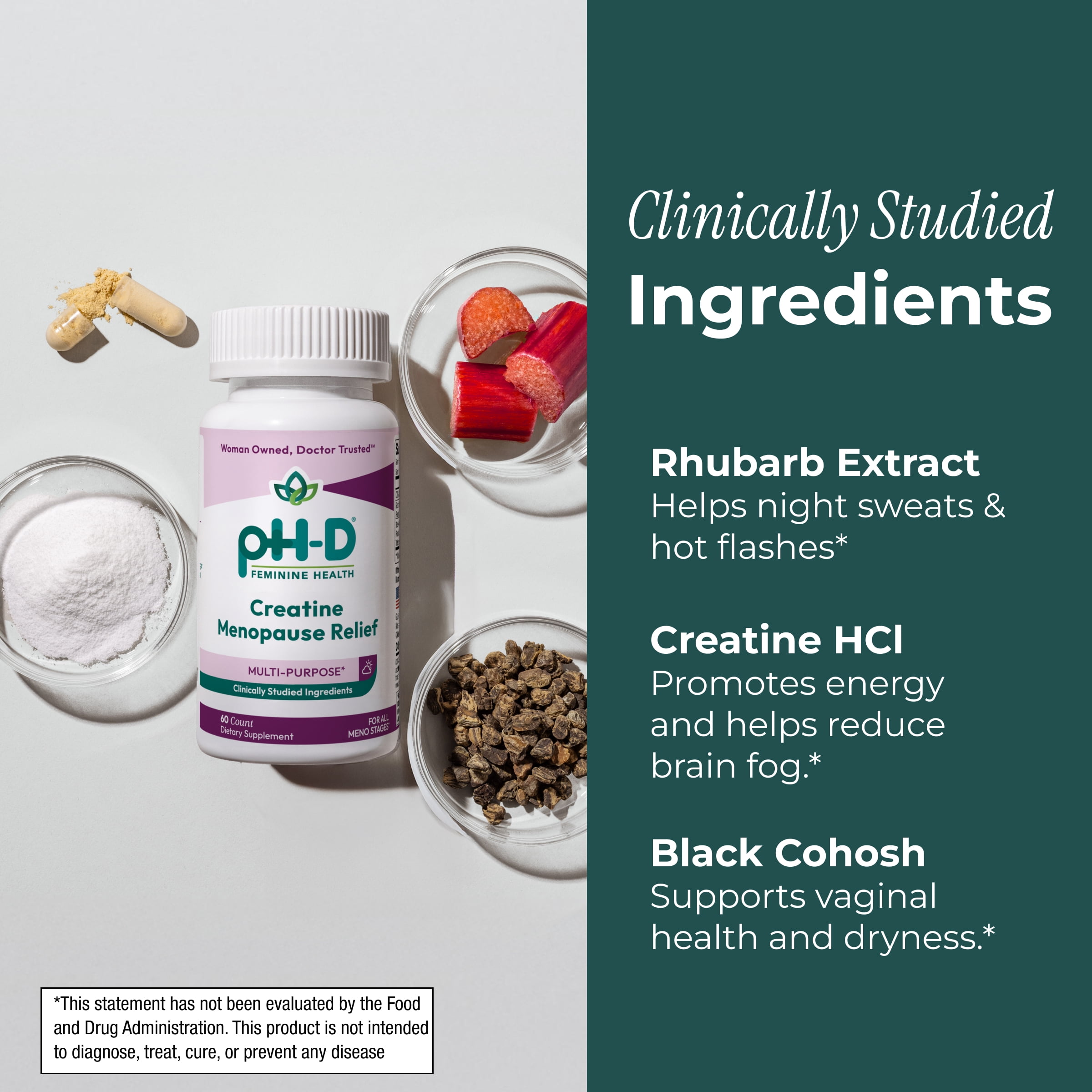 pH-D Feminine Health Creatine Menopause Relief