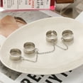 thumbnail image 3 of Fiudx Anillos de Moda, Conjunto de Cadete de Aleación Personalizada, Diseño de Una Sola Pieza Estilo Punk, Anillos Combinados con Una Estructura Única, Ropa Casual para Día a Día, para Mujeres y Niña, 3 of 5