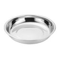 thumbnail image 1 of Thickened Metal Dinner Plates, 304 Stainless Steel Round Soup Plates, Camping Tableware, 1 of 8