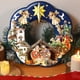 thumbnail image 1 of Guirnaldas navideñas, decoraciones navideñas, adornos navideños, regalos navideños, decoración navideña, corona, placa de puerta, adorno de escena de madera, estatua circular, 1 of 6