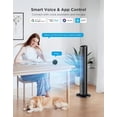 thumbnail image 3 of GoveeLife Black Tower Fan for Bedroom, Quiet Operation, Smart Control, 3 of 8
