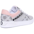 thumbnail image 3 of Guess Roxo Women's Lace Up Synthetic Trainers In Silver Size 10, 3 of 6