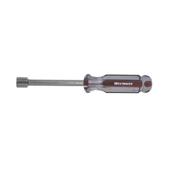 Westward Nut Driver,Metric,Solid Round,11.0mm 401K76