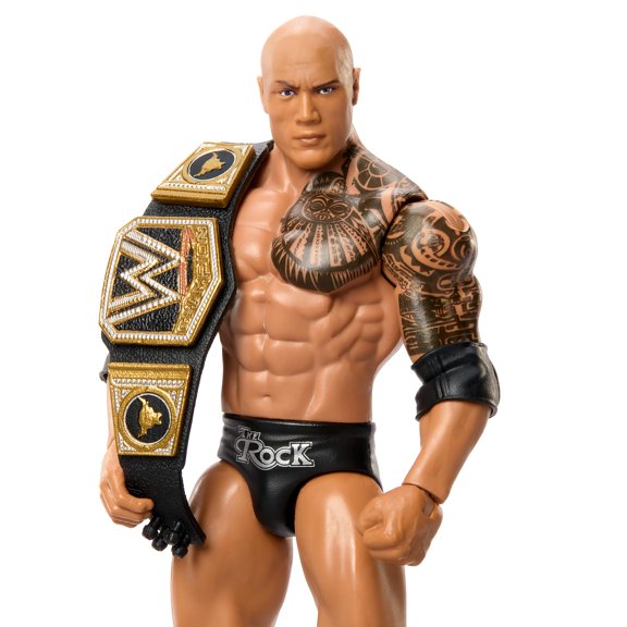Figura de acción de lucha libre de juguete WWE The Rock Main Event