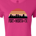 thumbnail image 4 of Inktastic Fort Worth Texas Skyline Retro Women's T-Shirt, 4 of 5