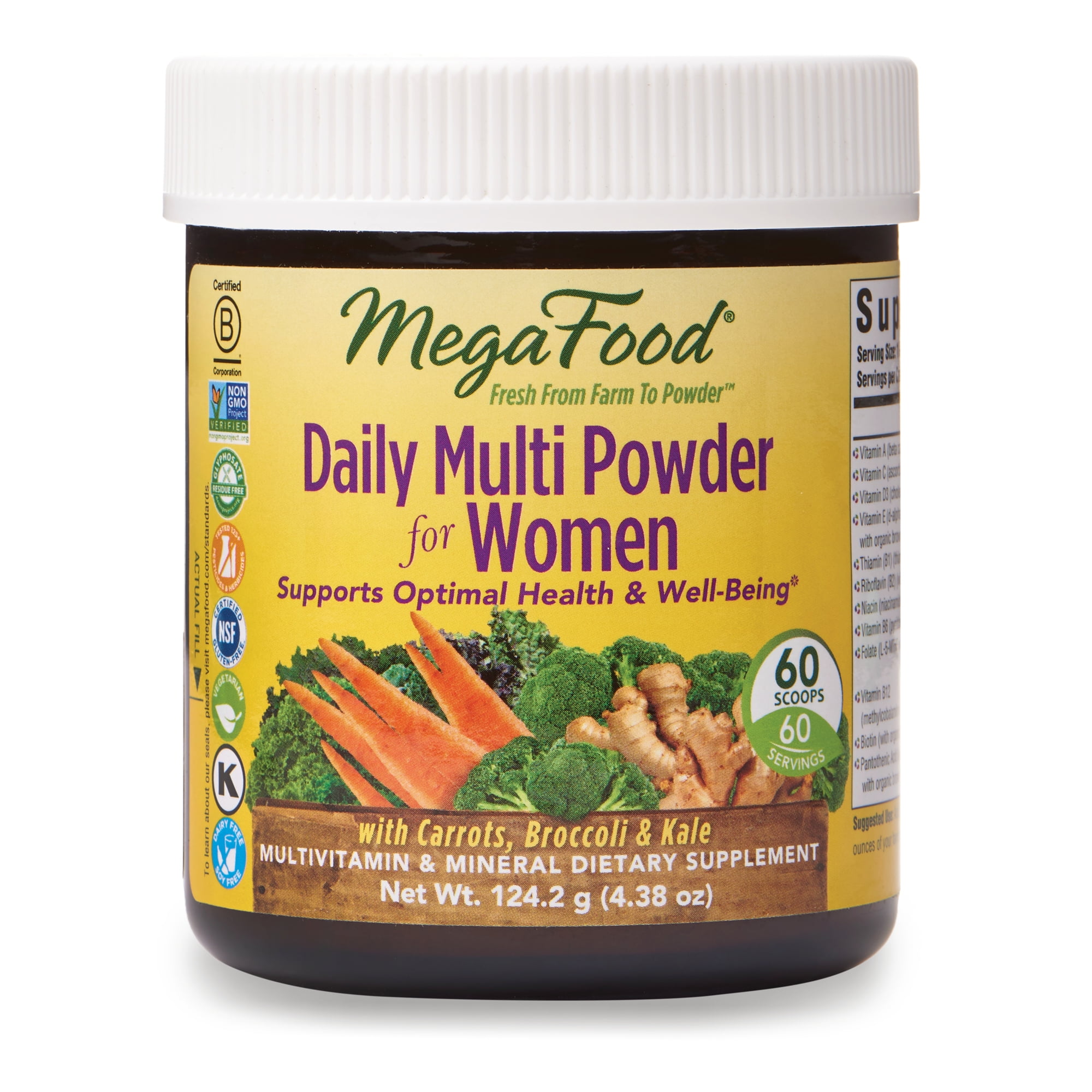 MegaFood, Daily Multi Powder for Women, Supports Optimal Health ...