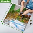 thumbnail image 2 of Railway Bridge Pink Sky Puzzle 1000 Piece Rectangular Tube Gift Jigsaw Puzzle, 2 of 7