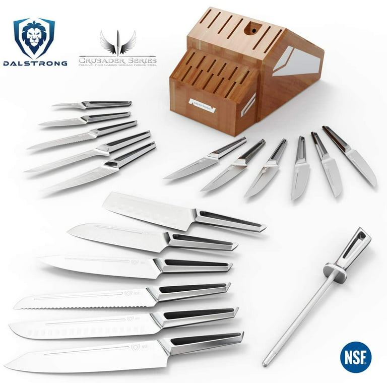 Block Set 18-Piece | Crusader Series | NSF Certified Knives | Dalstrong ©
