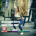 thumbnail image 2 of Polygon Pull Up Assist Resistance Exercise Bands, Heavy Duty Assistance Loop Mobility Band, for Body Stretching, Muscle Toning, Powerlifting, Resistance Training, Physical Therapy, Home Workouts, 2 of 6