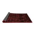 thumbnail image 2 of Ahgly Company Indoor Square Abstract Red Modern Area Rugs, 4' Square, 2 of 4